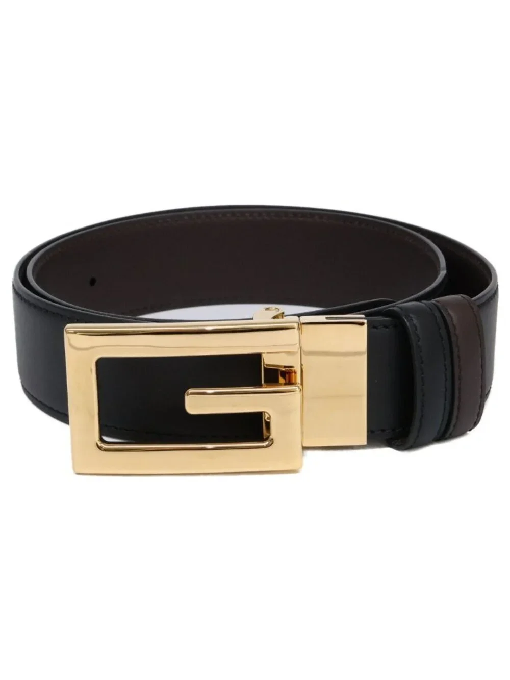 Gucci Square Buckle Reversible Belt
